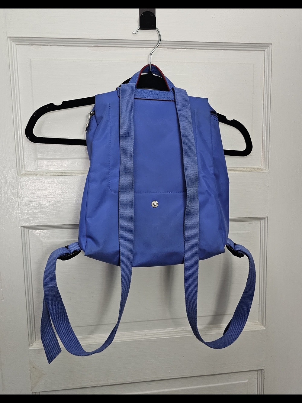 As-is Blue Le Pliage Nylon Backpack - Longchamp - Picture 5 of 7